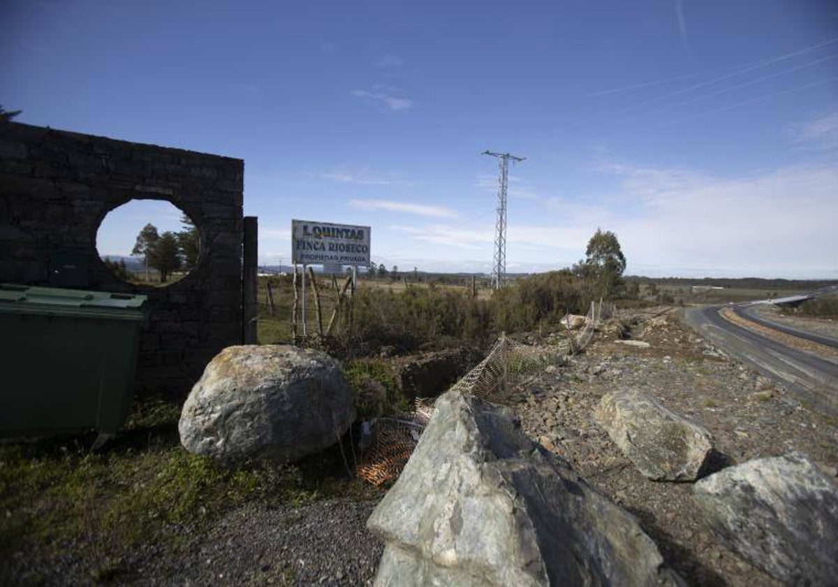 Ubicación planeada para la planta, en Palas de Rei (Lugo)