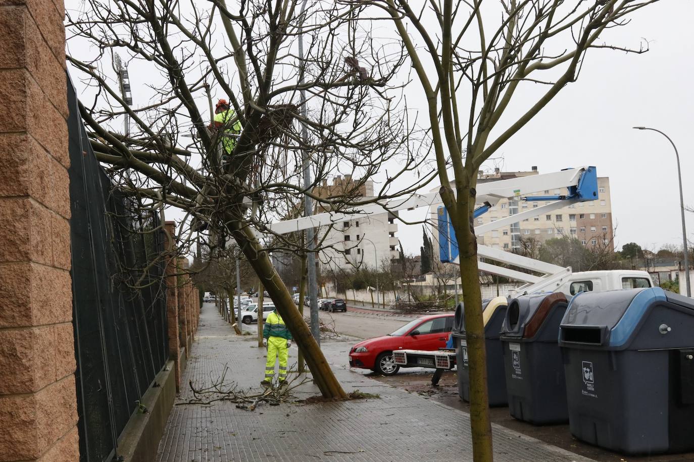 Fotos: los estragos de la lluvia y el viento en Córdoba
