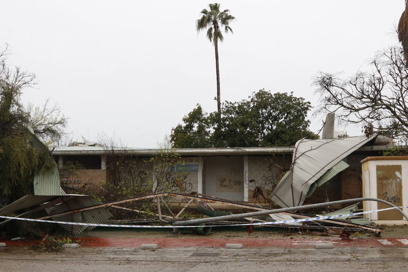 Fotos: los estragos de la lluvia y el viento en Córdoba
