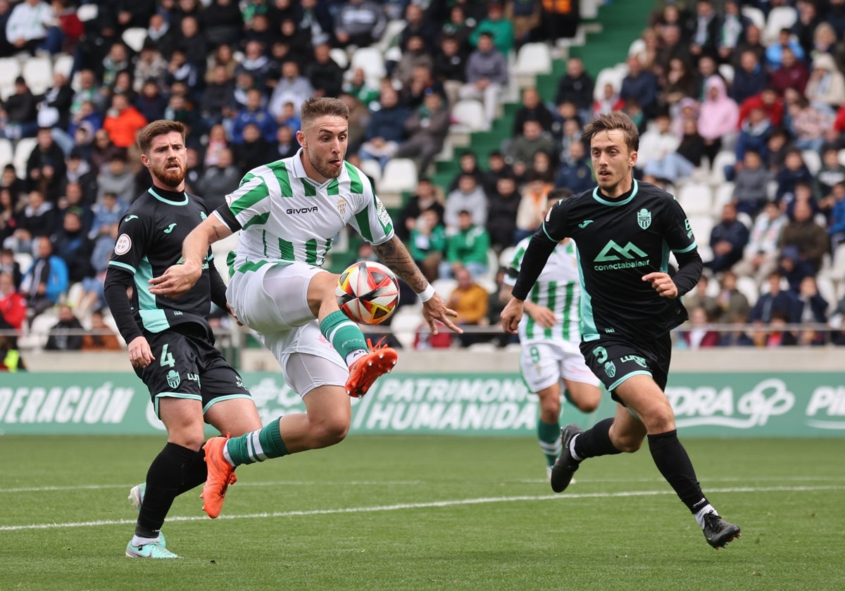 Antonio Casas durante el partido ante el Atlético Baleares
