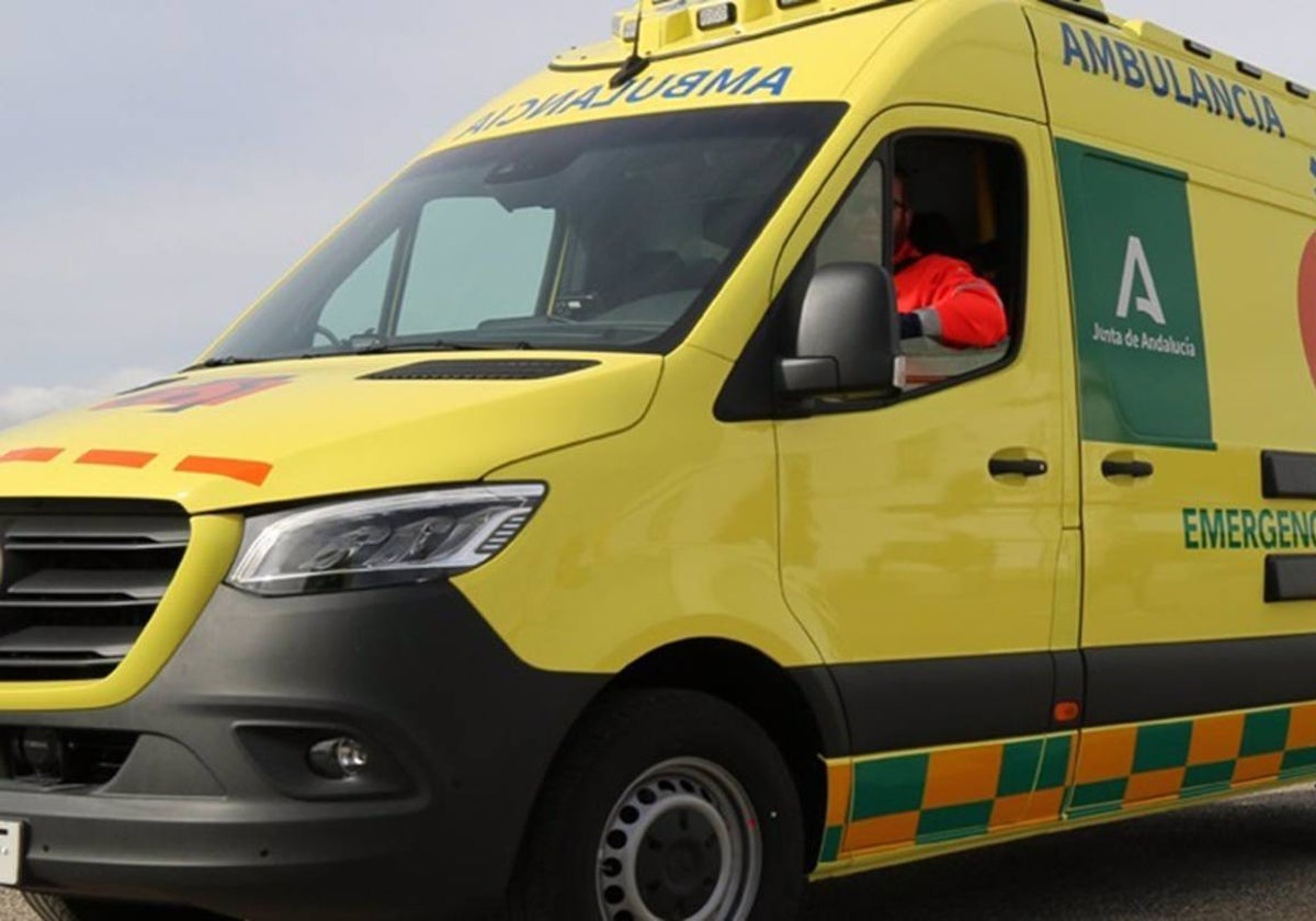 Una ambulancia en una imagen de archivo