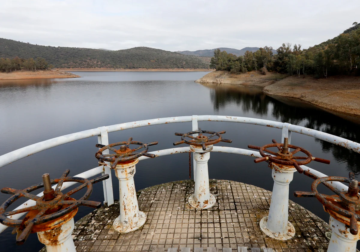 El pantano del Guadalmellato, que abastece a Córdoba, en una imagen de finales de 2021