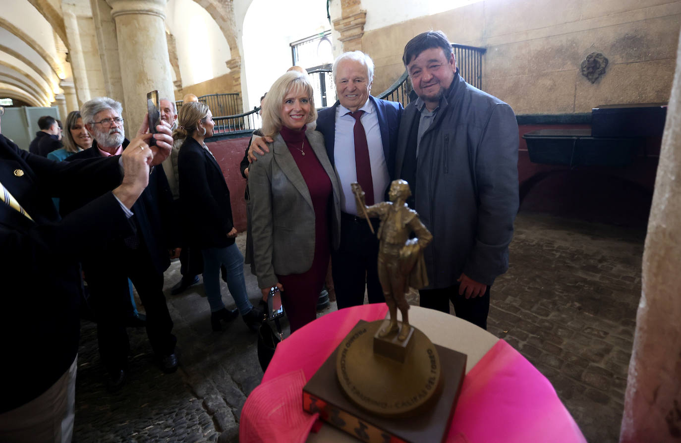 Fotos: el acto de presentación del premio que impulsa El Cordobés para defender la Tauromaquia