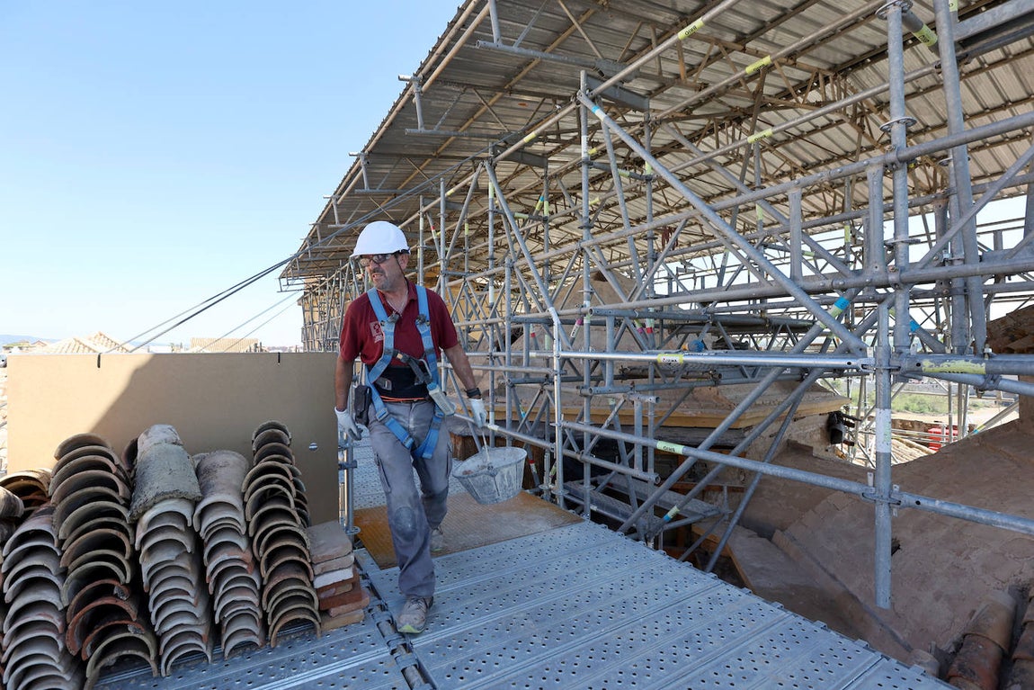 Fotos: la restauración de las cúpulas de la maqsura de la Mezquita-Catedral de Córdoba