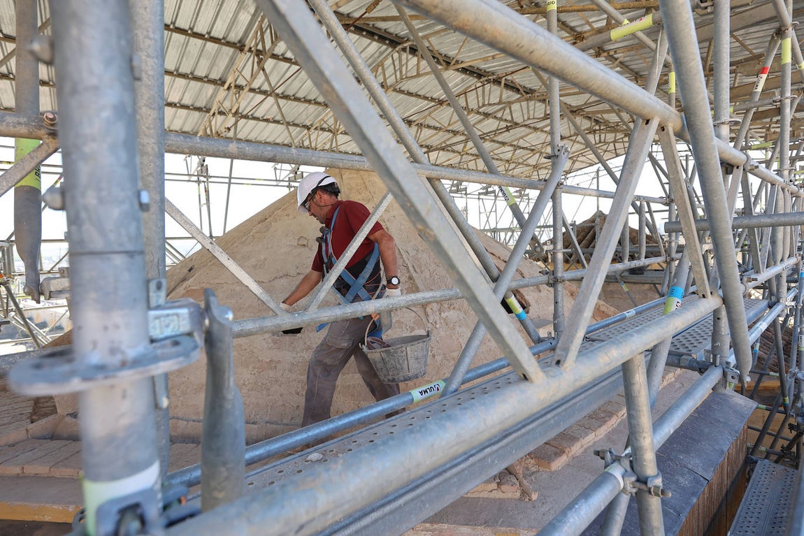 Fotos: la restauración de las cúpulas de la maqsura de la Mezquita-Catedral de Córdoba