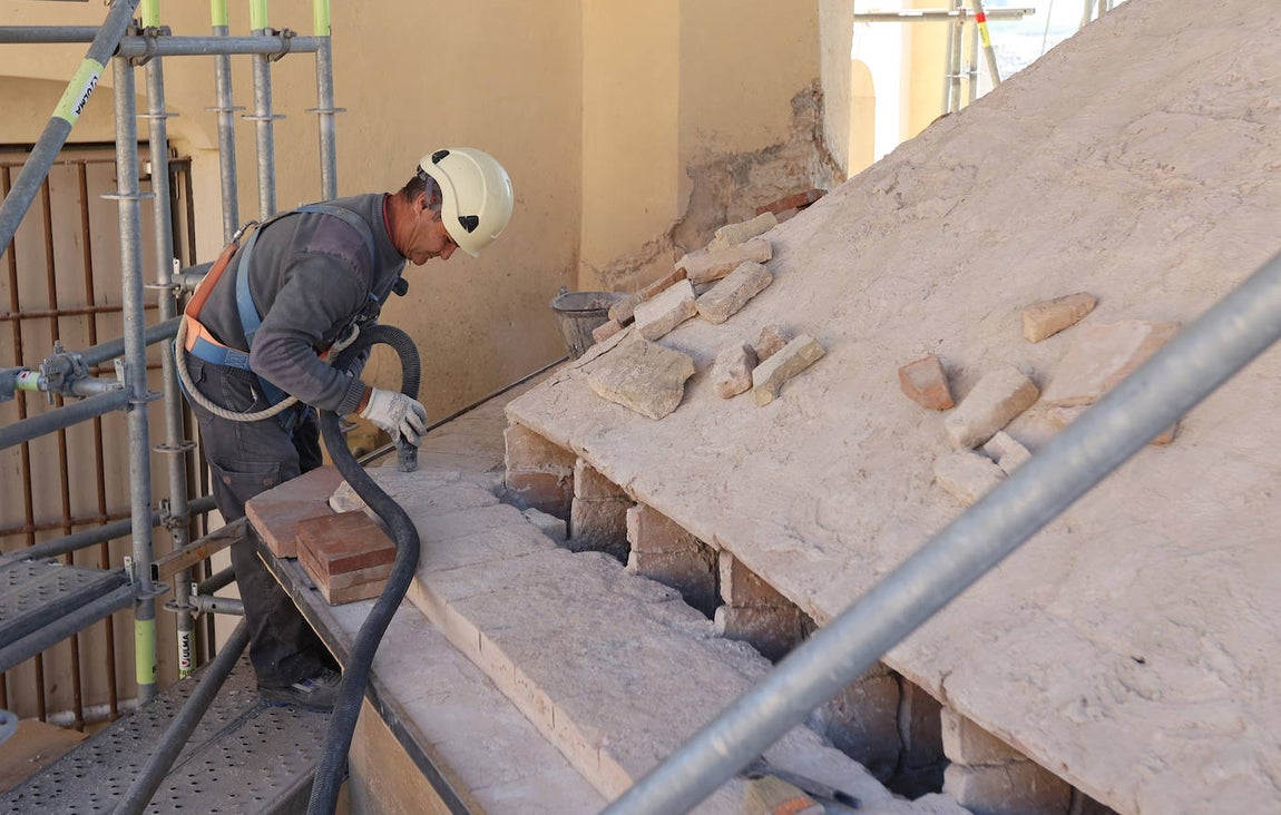 Fotos: la restauración de las cúpulas de la maqsura de la Mezquita-Catedral de Córdoba