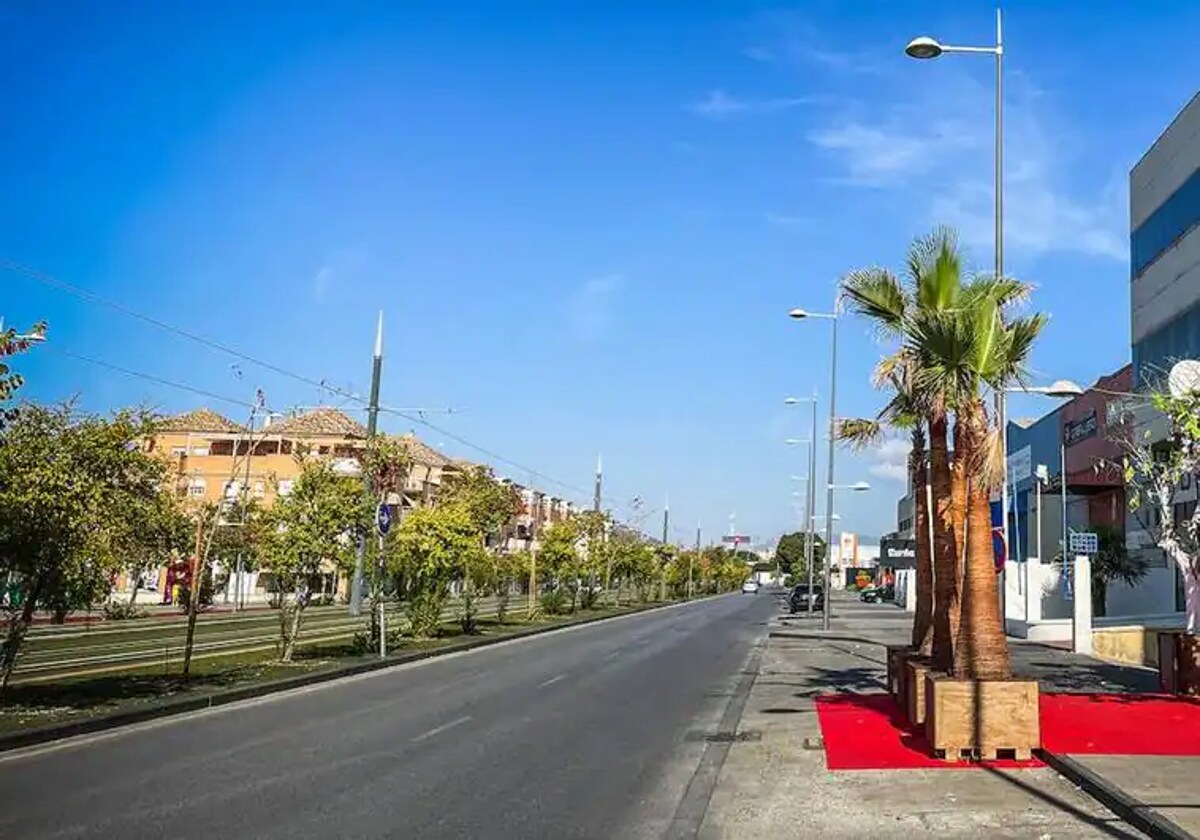 Zona de Albolote donde está la discoteca en la que se produjo el suceso