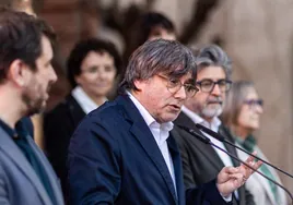 Puigdemont confía en poder estar  en la sesión de investidura en Cataluña, sin aclarar si será candidato