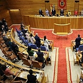 El BNG no aclara si cede un puesto al PSdeG en la Mesa del Parlamento