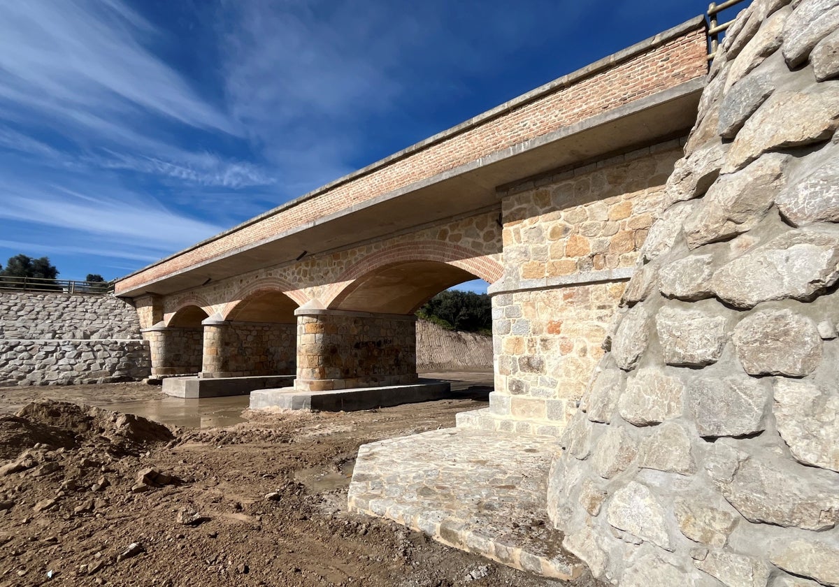 El puente de Villamanta, tras las obras de reparación