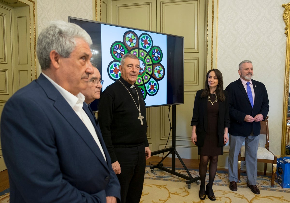 Presentación de la alfombra floral que se desplegará en Salamanca el Dominfo de Ramos
