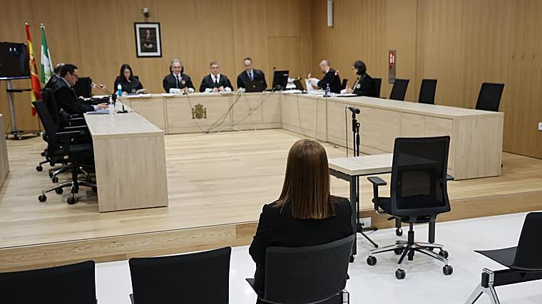 La alcaldesa, en septiembre durante uno de sus juicios