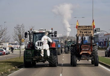 Nueva tractorada en Valladolid: horario, recorrido y cortes de tráfico
