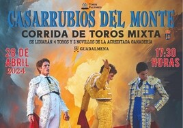 Casarrubios del Monte programa un festejo mixto para el domingo 28 de abril