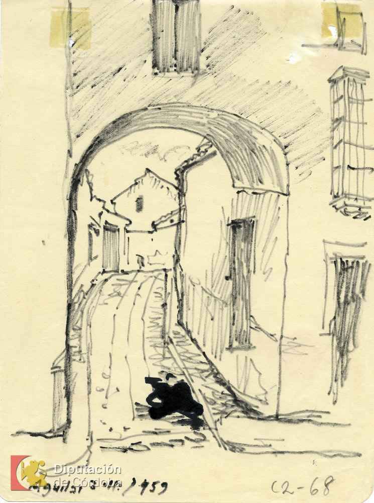 Un dibujo de Aguilar de la Frontera de Bernier Soldevilla.