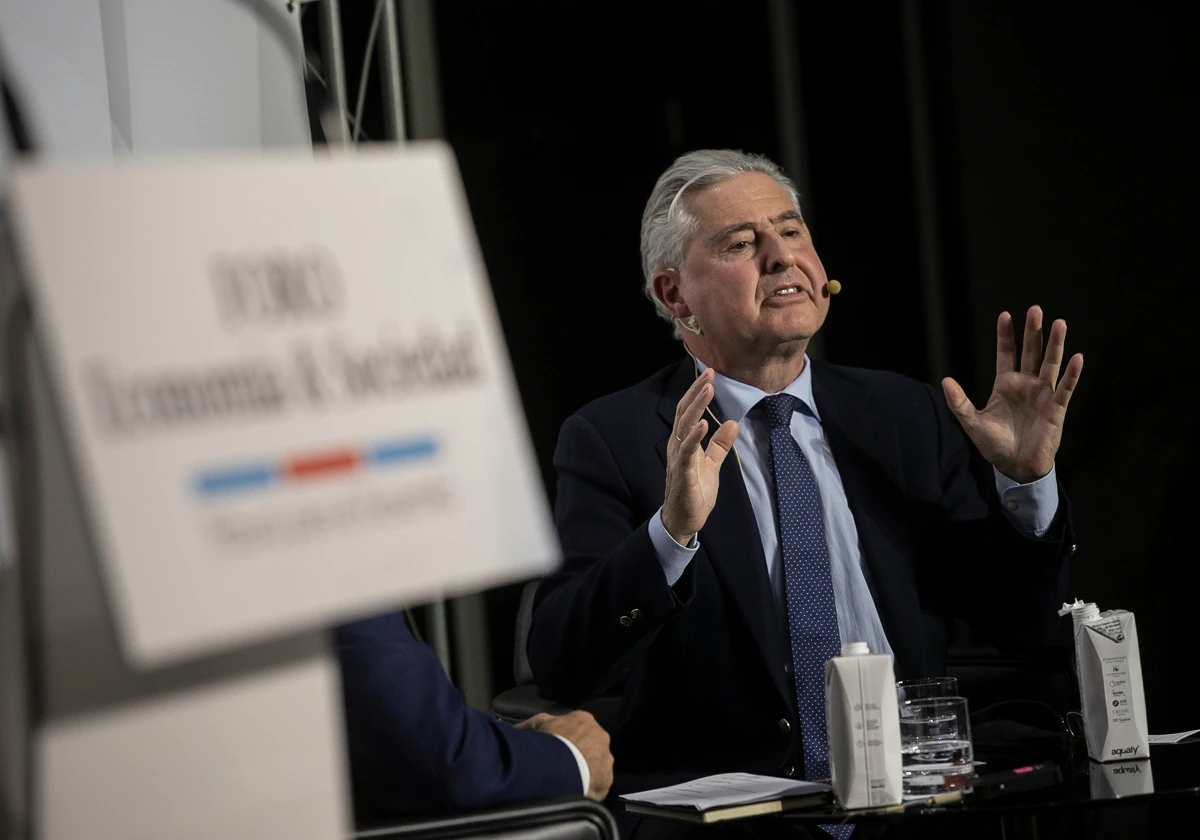 Javier Campos, durante un acto reciente