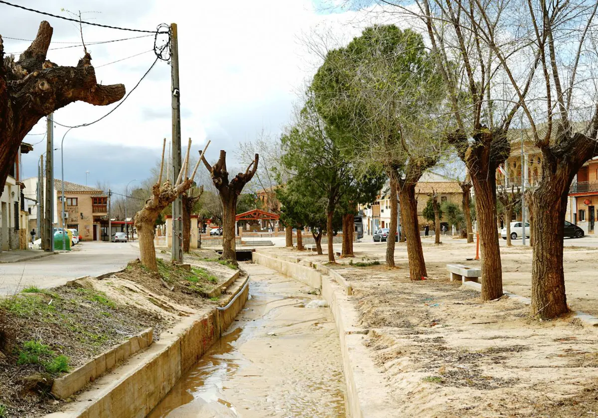 Arroyo que atraviesa el municipio de Yunclillos