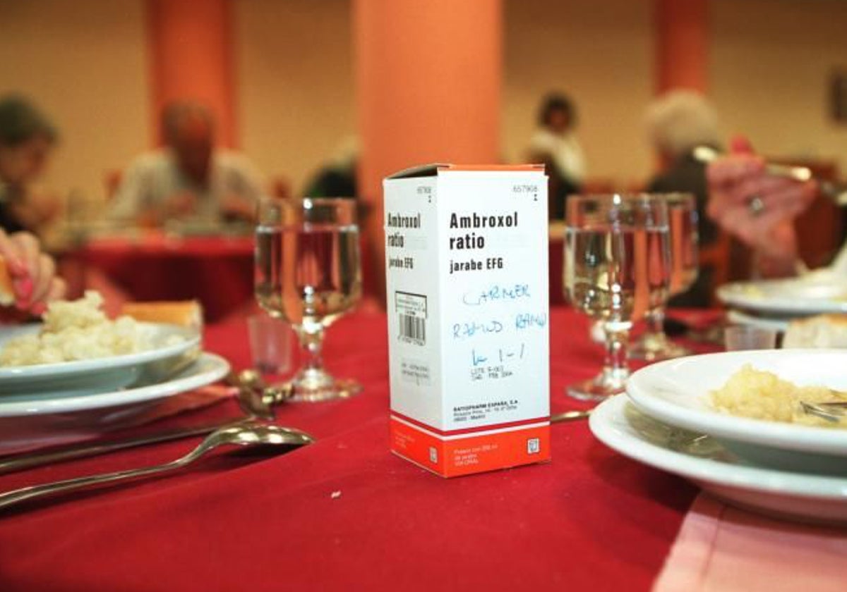 Comedor en una residencia de mayores