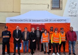 El Gobierno regional resalta el ejemplo de solidaridad de la Agrupación de Protección Civil de San Bartolomé de las Abiertas