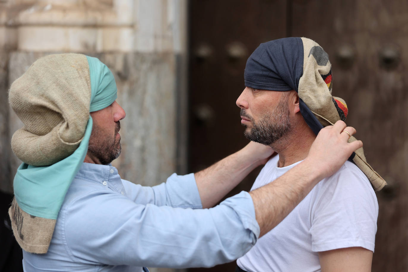Fotos: el íntimo vía crucis del Señor del Soberano Poder de Córdoba