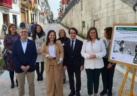 Baena recobra la calle Amador de los Ríos más peatonal y con nuevas zonas verdes