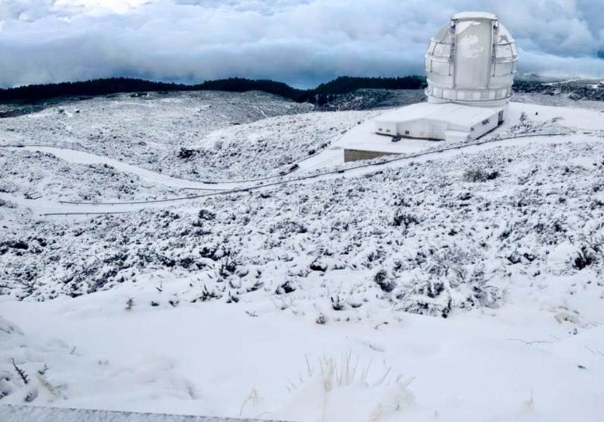 Roque de Los Muchachos en La Palma