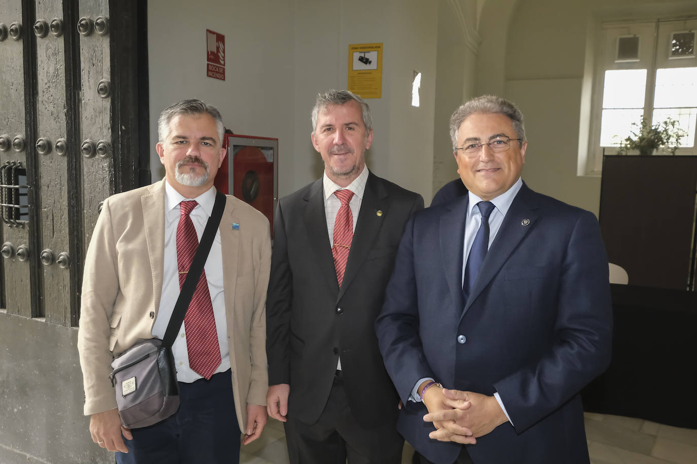 Ricardo Ruiz, Juan Francisco Muñoz y Fernando Delgado
