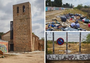 Un párroco y los ecologistas, en guerra por la basura junto a la iglesia más antigua de Madrid