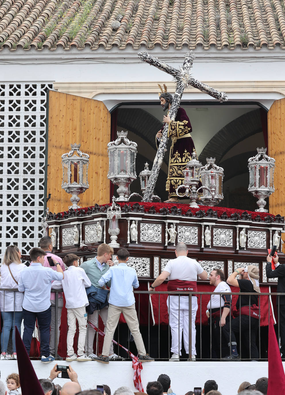 Las imágenes de la hermandad de la Vera-Cruz de la Semana Santa de Córdoba 2024