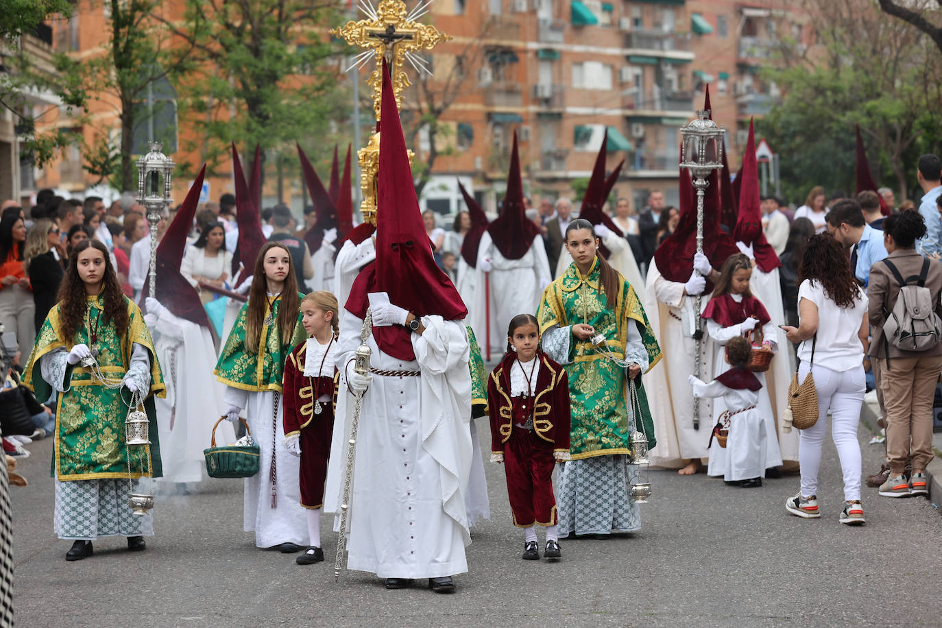 Las imágenes de la hermandad de la Vera-Cruz de la Semana Santa de Córdoba 2024