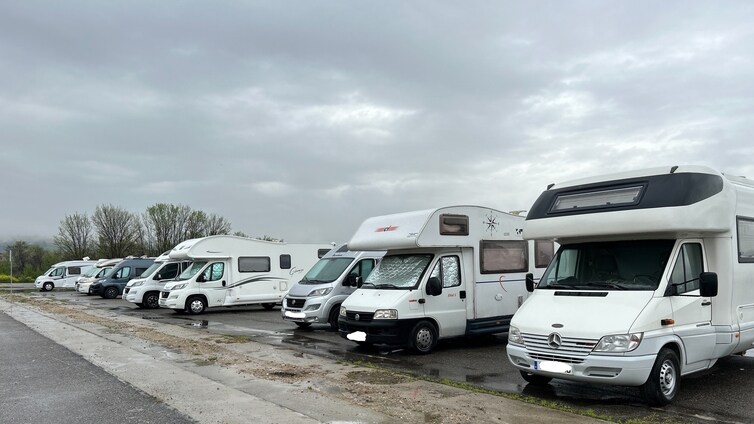 Las primeras caravanas llegan esta Semana Santa al aparcamiento disuasorio de La Peraleda en Toledo