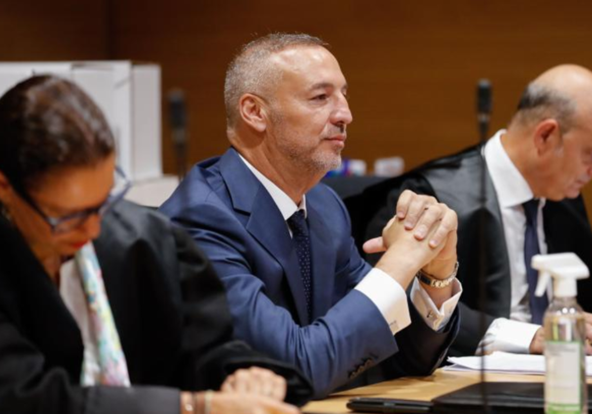 Miguel Ángel Ramírez en juicio oral en la Ciudad de la Justicia de Las Palmas