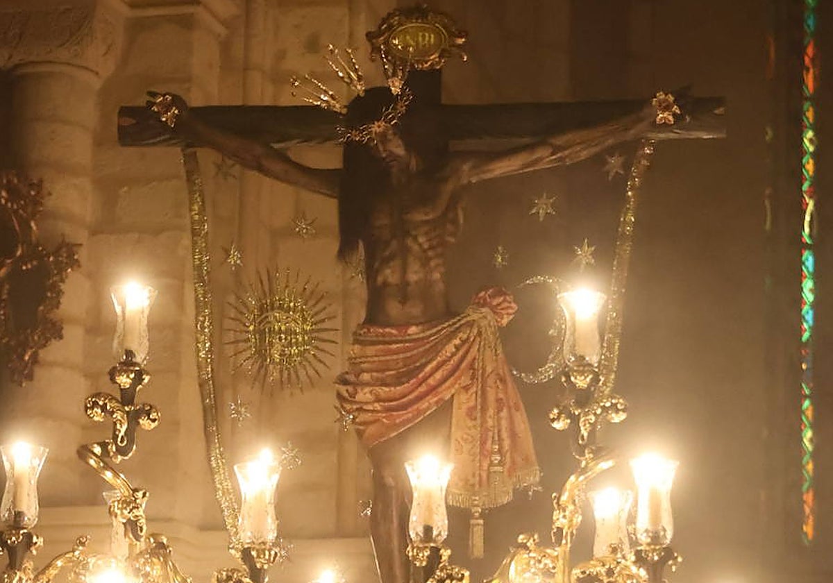 El Cristo del Remedio de Ánimas, este Lunes Santo en la parroquia de San Lorenzo