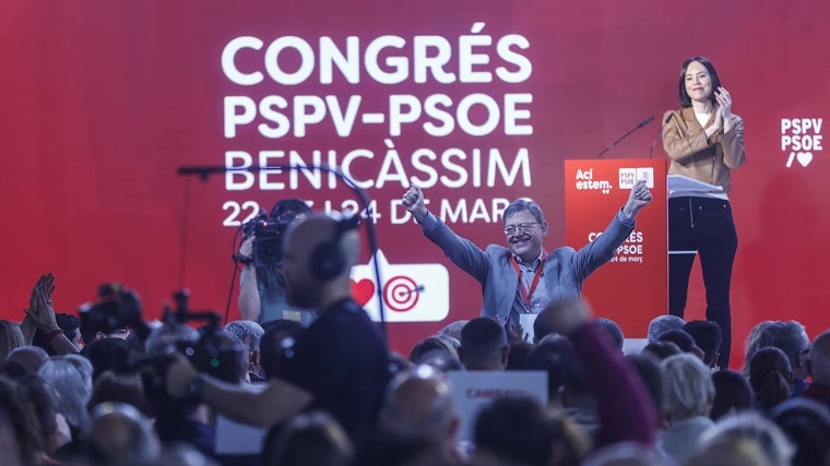 Ximo Puig y Diana Morant, durante el congreso del PSPV-PSOE del pasado fin de semana