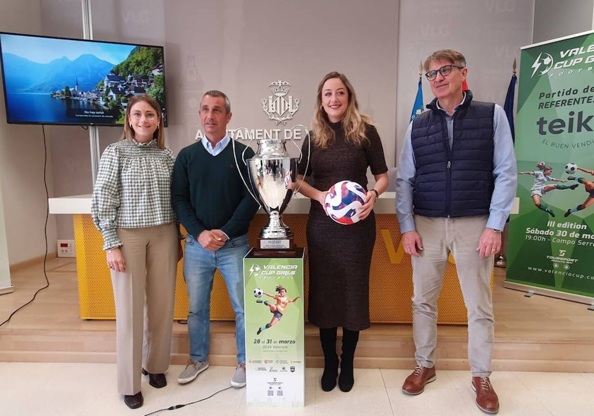 Imagen de la presentación de la 'Valencia Cup Girls'