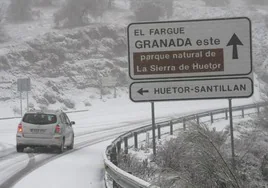 La Aemet decreta alerta naranja por nieve en las comarcas granadinas de Guadix y Baza