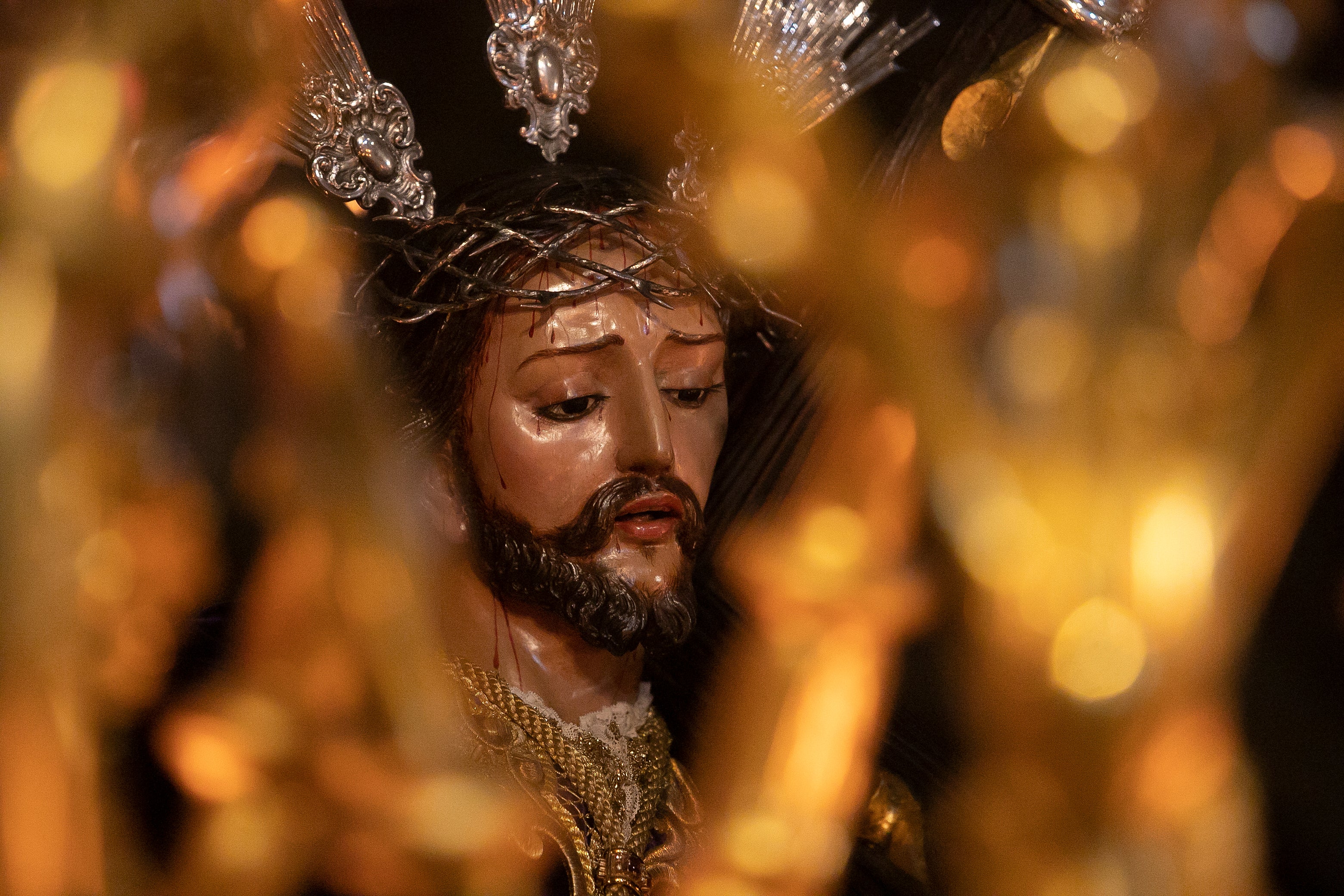 Las imágenes del a hermandad del Calvario del a Semana Santa de Córdoba 2024