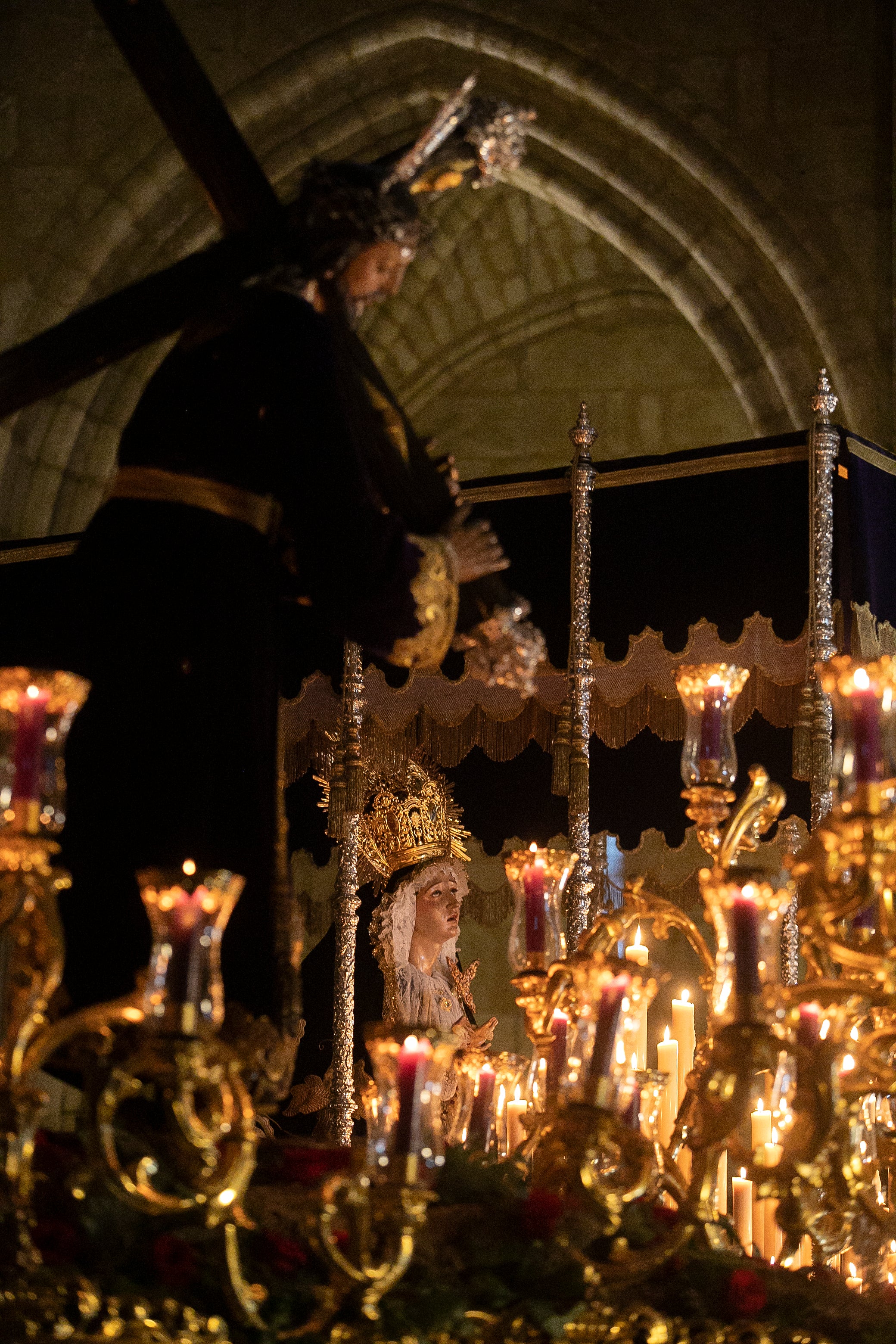 Las imágenes del a hermandad del Calvario del a Semana Santa de Córdoba 2024