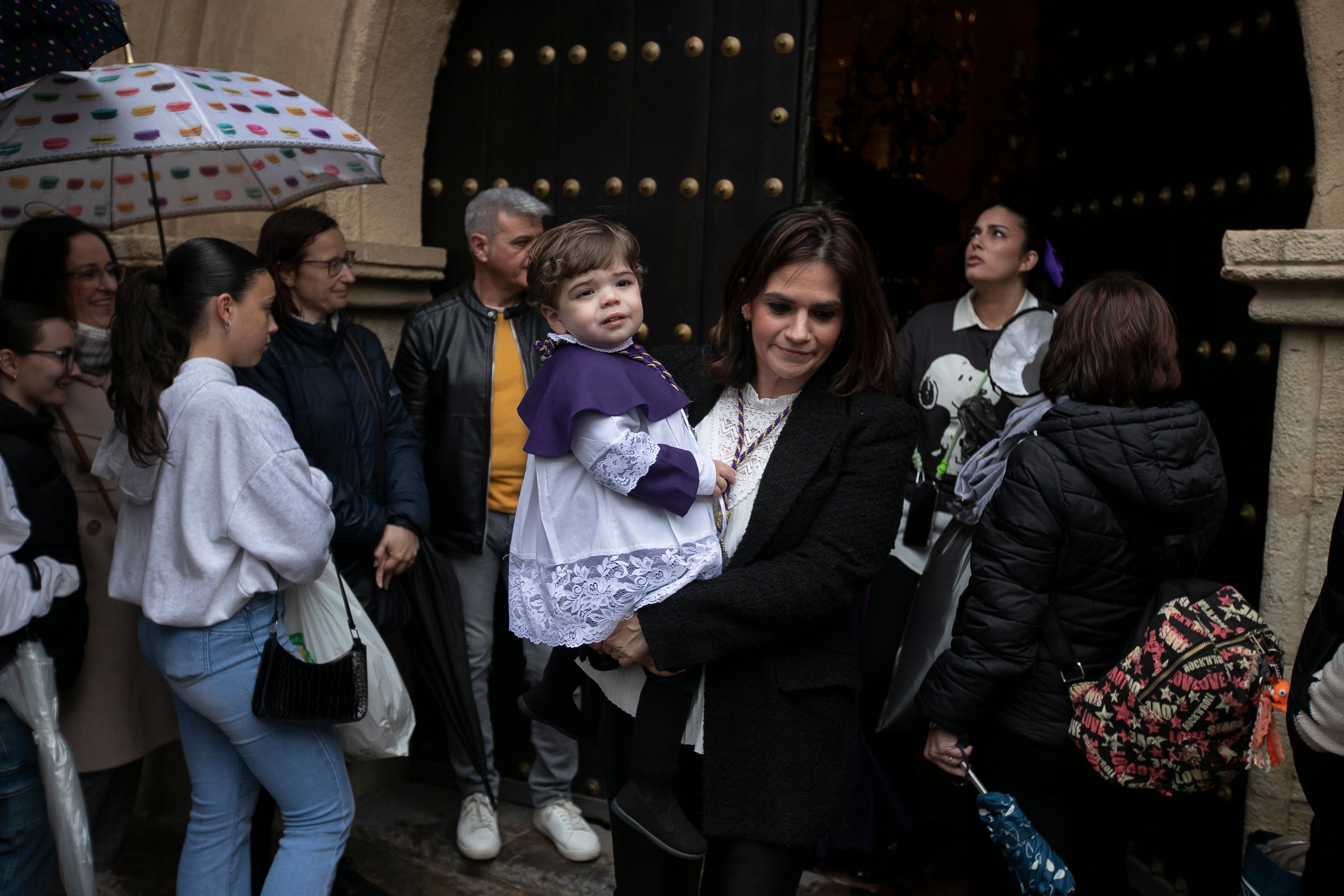 Las imágenes del a hermandad del Calvario del a Semana Santa de Córdoba 2024