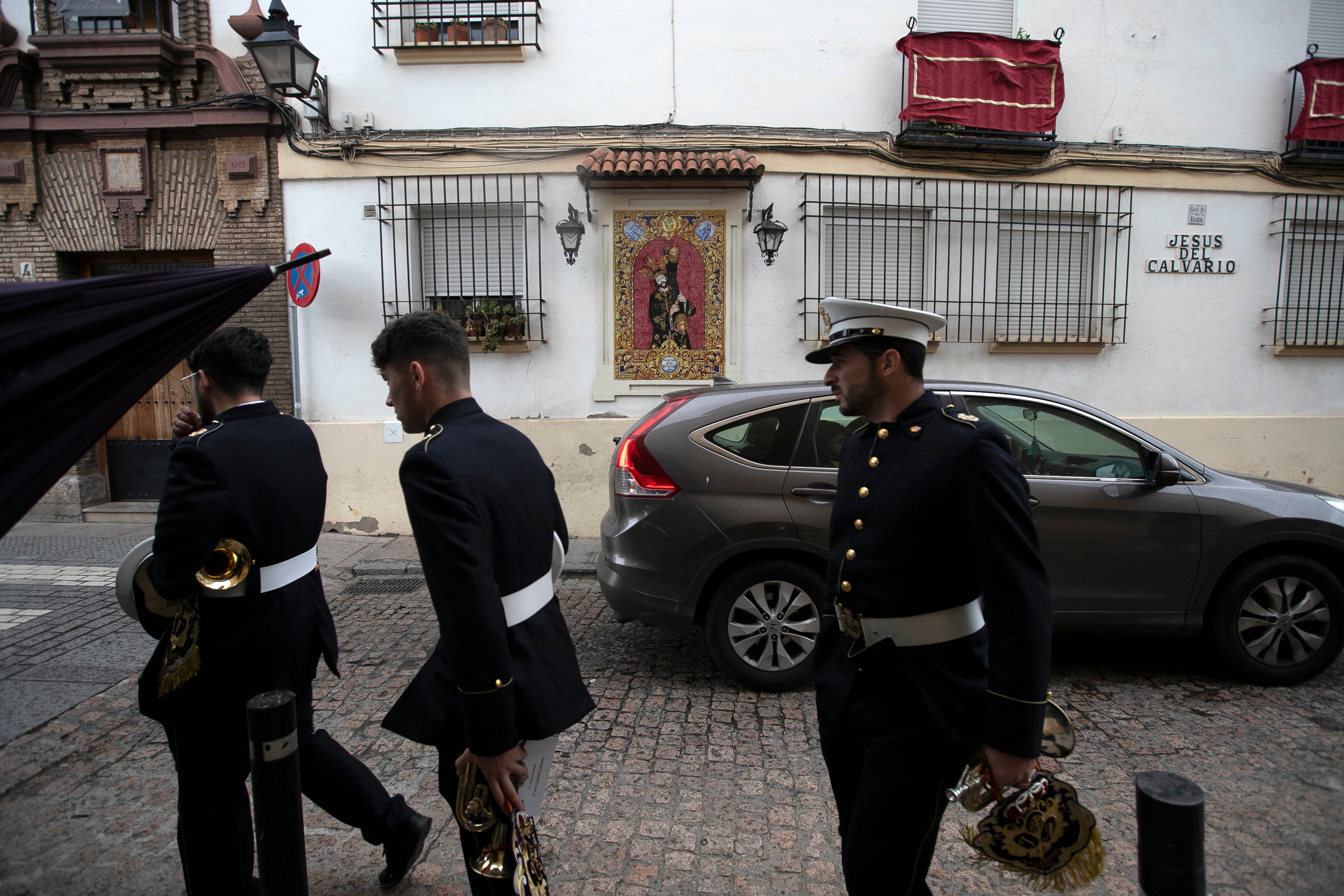 Las imágenes del a hermandad del Calvario del a Semana Santa de Córdoba 2024