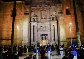 Nuestro Padre Jesús en su Prendimiento en su salida en la Catedral de Almería.