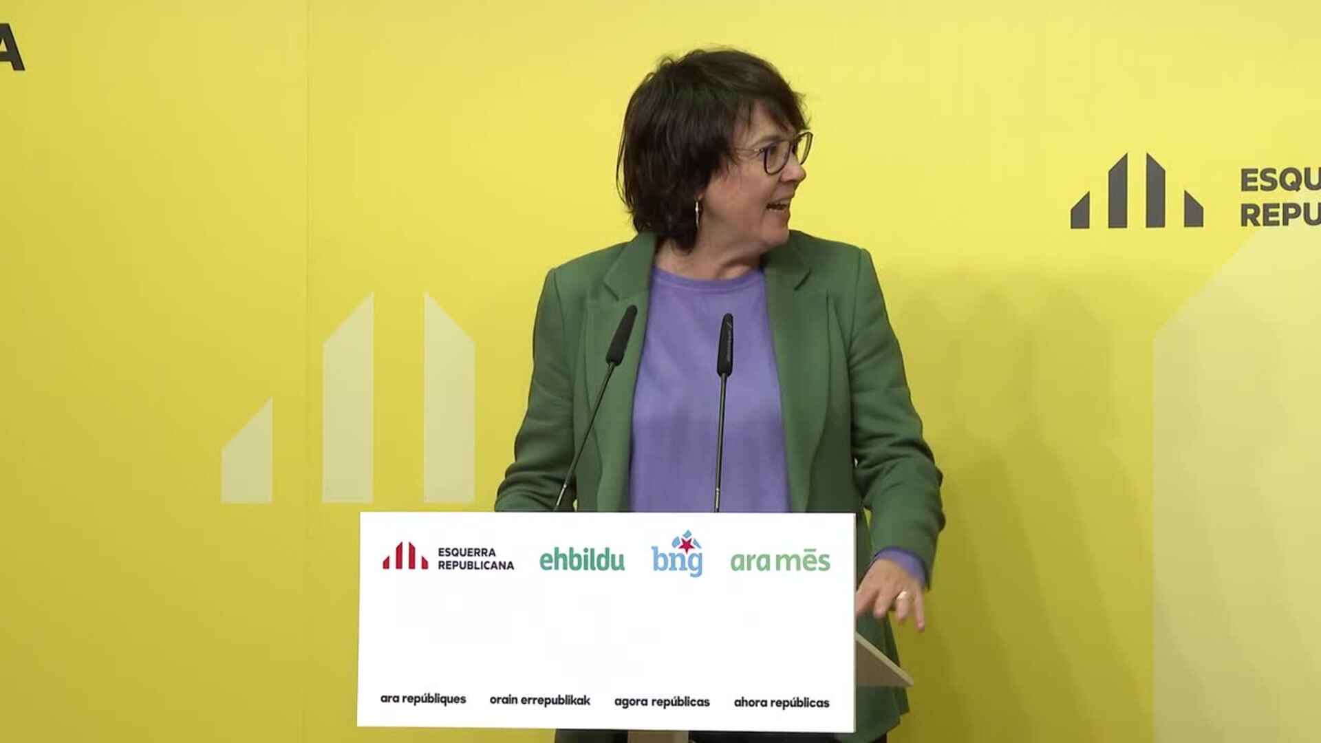 Riba (ERC): &quot;Es una candidatura que pretende volver a trabajar por las naciones sin estado&quot;