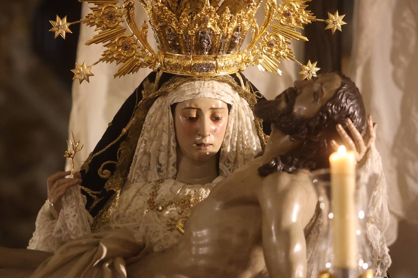 Las imágenes de la hermandad de las Angustias de la Semana Santa de Córdoba 2024