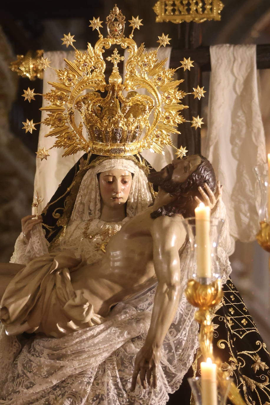 Las imágenes de la hermandad de las Angustias de la Semana Santa de Córdoba 2024