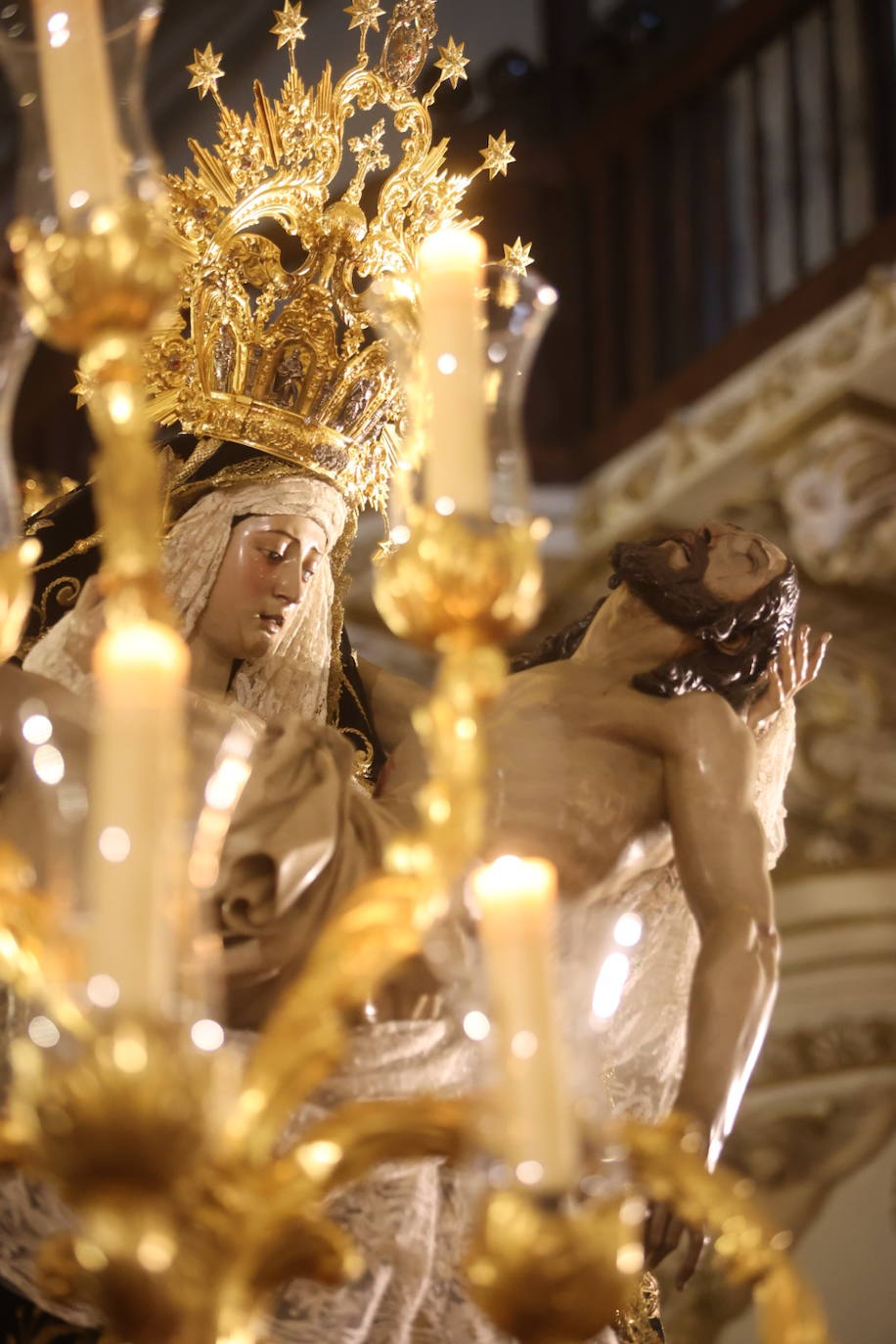 Las imágenes de la hermandad de las Angustias de la Semana Santa de Córdoba 2024