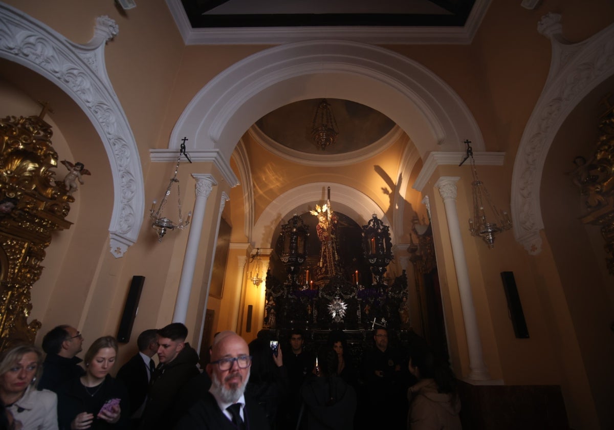 El Nazareno, en su templo