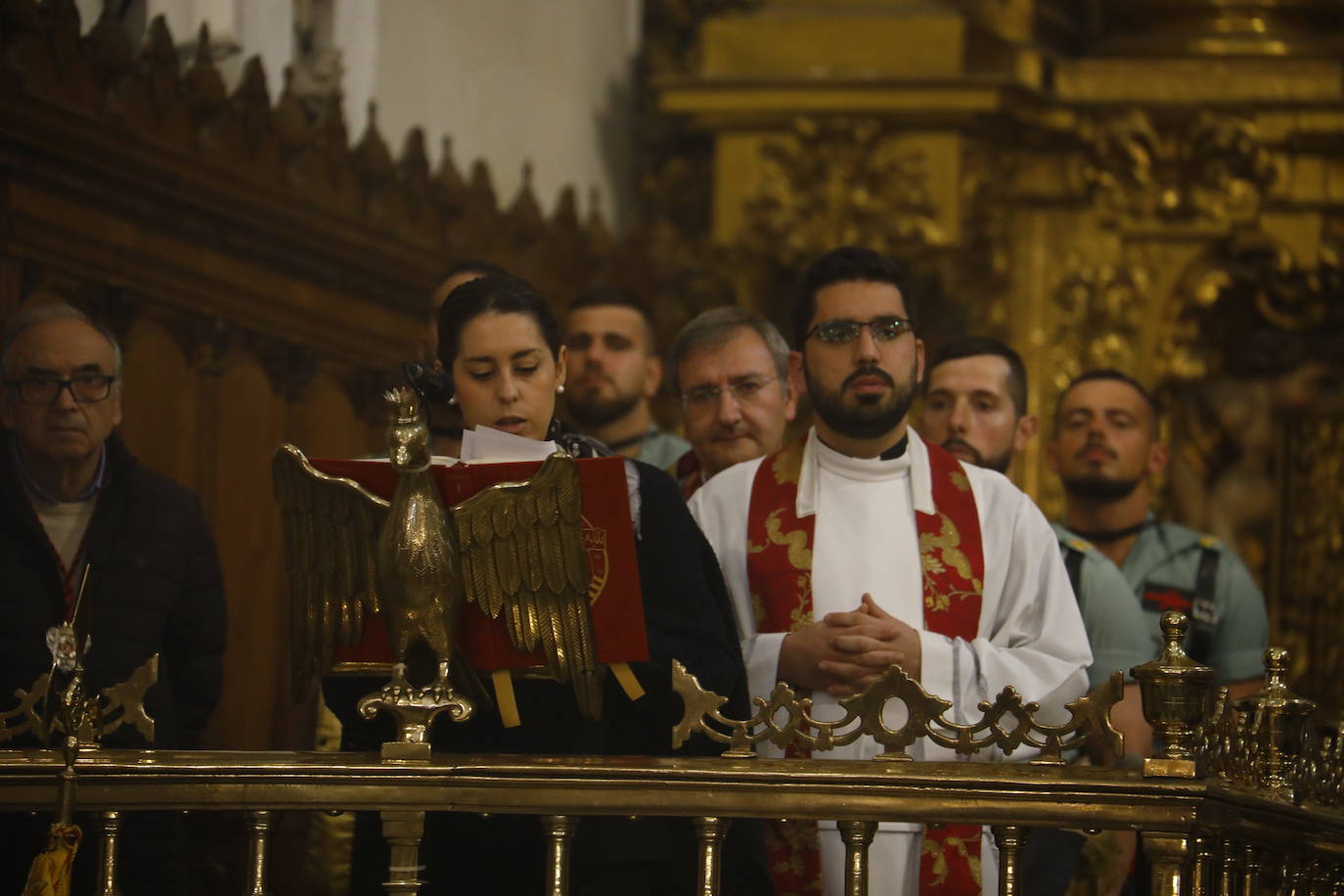 Las imágenes del vía crucis del Señor de la Caridad de Córdoba el Viernes Santo de 2024