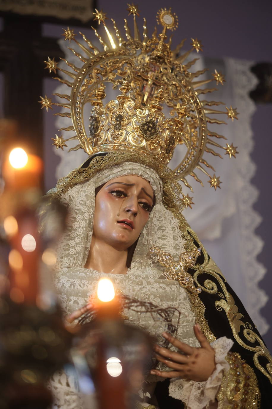 Las imágenes de la hermandad de la Soledad de la Semana Santa de Córdoba 2024