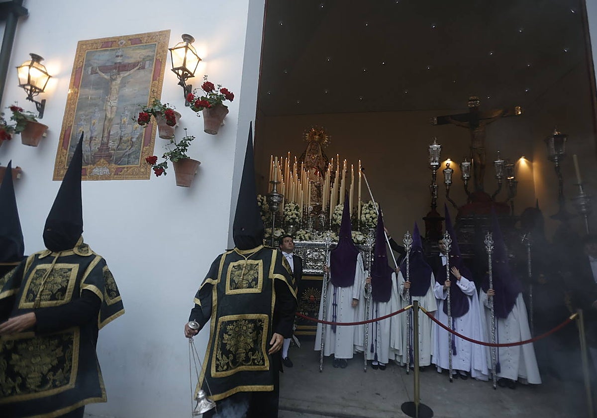 La Señora de Códoba y el Cristo de la Clemencia, hoy en Capuchinos