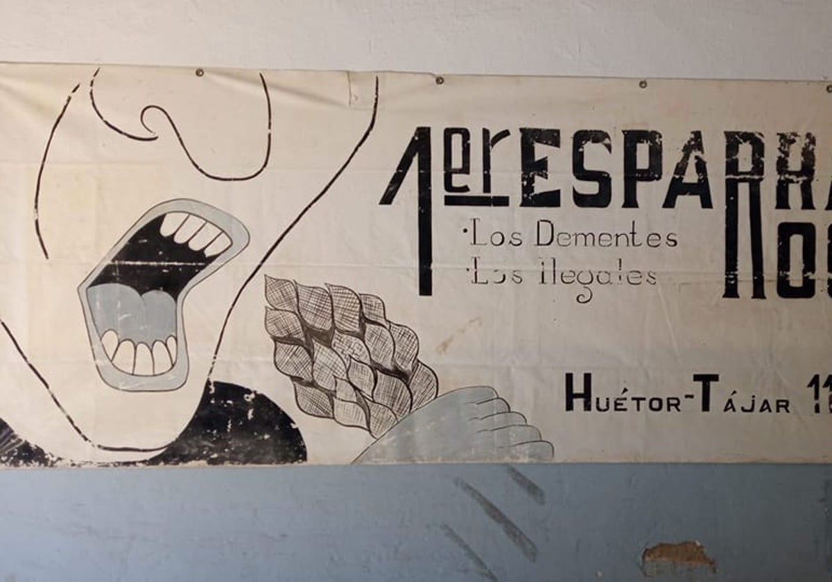 Cartel de la primera edición, que se celebró en 1989, en imagen distribuida por el Ayuntamiento de Huétor Tájar